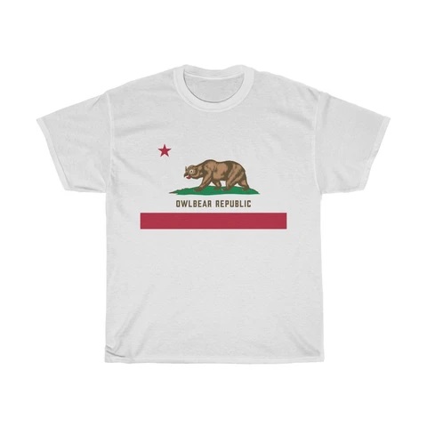 Owlbear Republic T-Shirt - White / L